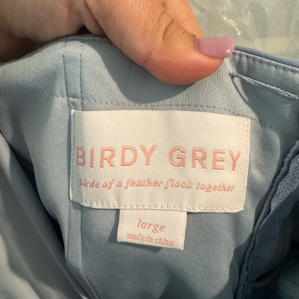 Birdy Grey Soft Blue Strapless Dress - Picture 3 of 3